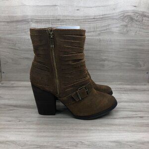 Naughty Monkey Brown Ankle Boots